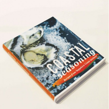 Coastal Seasoning Cookbook w / postage. Please select this item if not living locally around Merimbula, Pambula or Tathra.